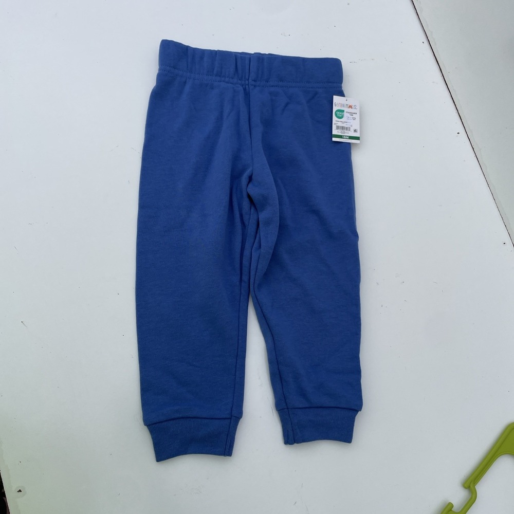 New Garanimals 18 Months Baby Boy Bottom Pull-on Terry Jogger Pant Elastic Waist
